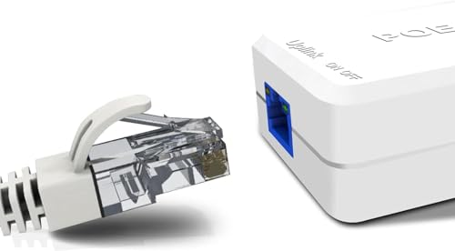 Image of XIKKART Poe Repeater, Smart Poe Extender Upto 100M Supported 2 Cameras, Cascade 2-3 Times, Poe Extension Networking Device, Supports IEEE802.3af /at, Plug-and-Play, (No External Power Required)