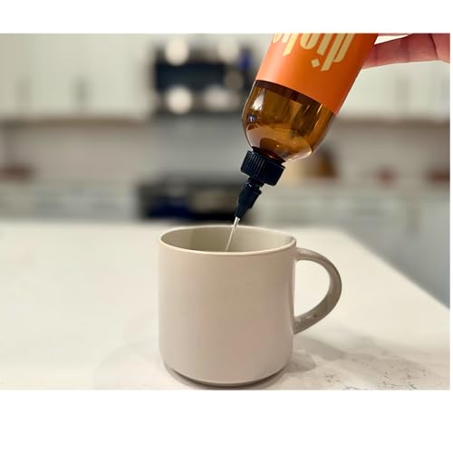 Image of Dioko Simple Syrup, 12 fl. oz Premium Coffee & Dessert Syrup with Easy Pour Spout | No Artificial Dyes or Colors | Perfect for Lattes, Iced Coffee, Cocktails, Pancakes & More (Caramel)
