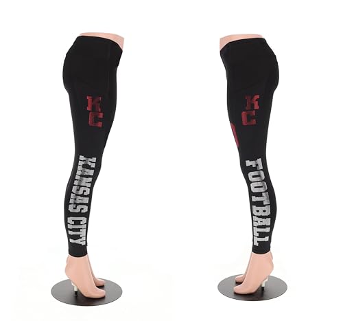 Mr Tee Guy Retro Kansas City Yoga Leggings Navy Small