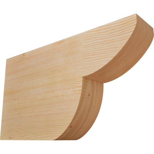3 1/2"W x 10"H x 18"L Crestline Smooth Rafter Tail, Douglas Fir