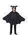 Halloween! Smiffys Umhang Fledermaus, Schwarz