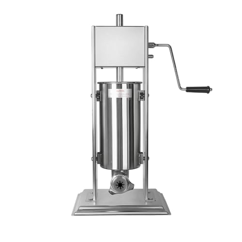 Churro Maker Machine - Máquina manual de acero inoxidable resistente vertical de 3 L con 4 boquillas para churros frescos
