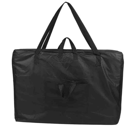 VOBOR Massage Table Carry Bag, Pro Massage Bed Carrying Bag Spa Tables Canvas Storage Bag Space-Saving Shoulder Bag for Massagist and Other Professional Or Amateur People(Black)