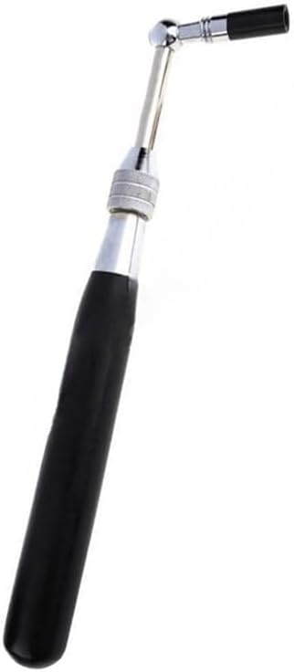 Professional Piano Tuning Wrench 28 cm – Adjustable Telescoping Tuning Hammer Tool with Black Handle – Piano Repair and Maintenance Wrench for Technicians and DIY Instrument Care Accessory