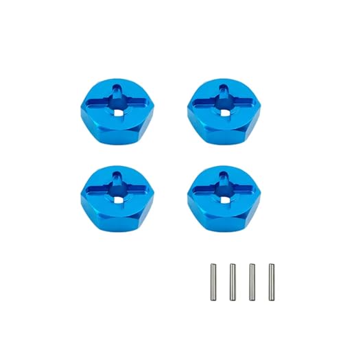 RC�������i For WLtoys 144001 144002 144010 124016 124017 124018 124019 ���^�� 12mm �n�u�A�_�v�^�[ RC�J�[�A�b�v�O���[�h�������i(Blue)