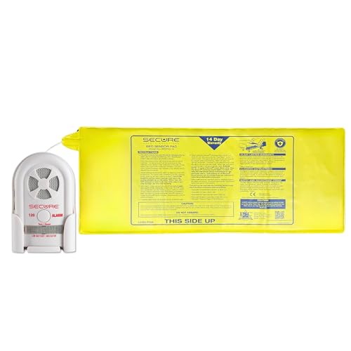 Secure Safety Solutions 14BSET-5 Bed Alarm For Elderly Adults By Secure Safety Solutions - 80-120 Db Patient Alarm Monitor & 12 Inch X 30 Inch Bed Sensor Pad thumb #3