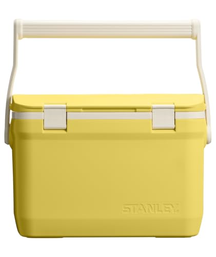 Image of Stanley Adventure Outdoor Cooler 16 qt | Heavy Duty Outdoor Camping Cooler with Easy Carry Top Handle | BPA-Free | Daffodil