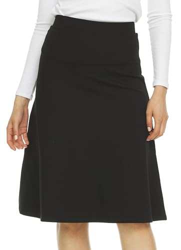 Amazon.com: BGDK Midi Skirt for Women - Knee Length Circle Skater