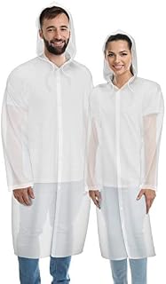 Hagon PRO Rain Coat (2 Pack) - EVA Rain Poncho for Women