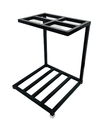 OFFICE SEATING Office Home Metal Inverter Trolley Stand for Home Office Iron Frame for Double Inverter Battery ups 1PC.
