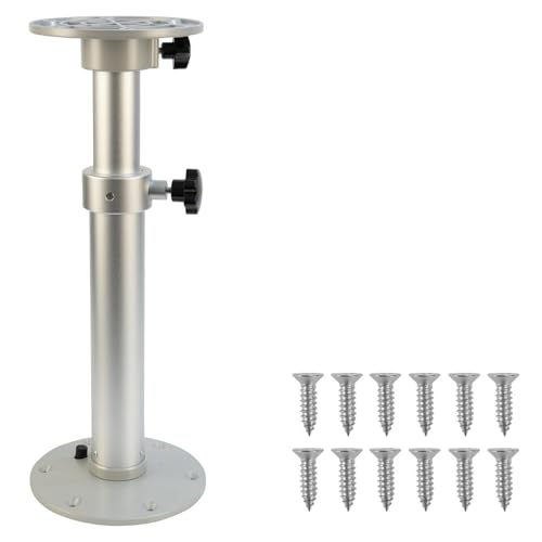 LIROPAU Verstellbares Tischbein für Wohnmobil, Wohnmobil Tischbeine Höhenverstellbar 43-71 cm auf Aluminiumlegierung, kann leicht zerlegt Werden für Wohnmobil, Boot, Yacht, Wohnmobil