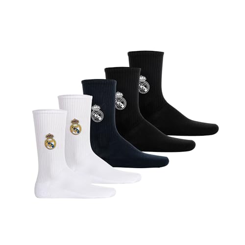 Chaussettes Real Madrid lot de 5, une idée cadeau idéale pour les supporters