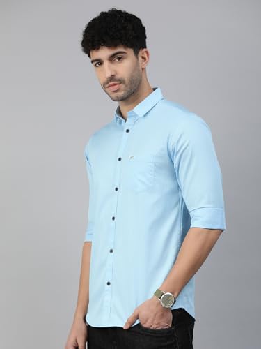 Image of Majestic Man Men Classic Slim Fit Pure Cotton Casual Shirt