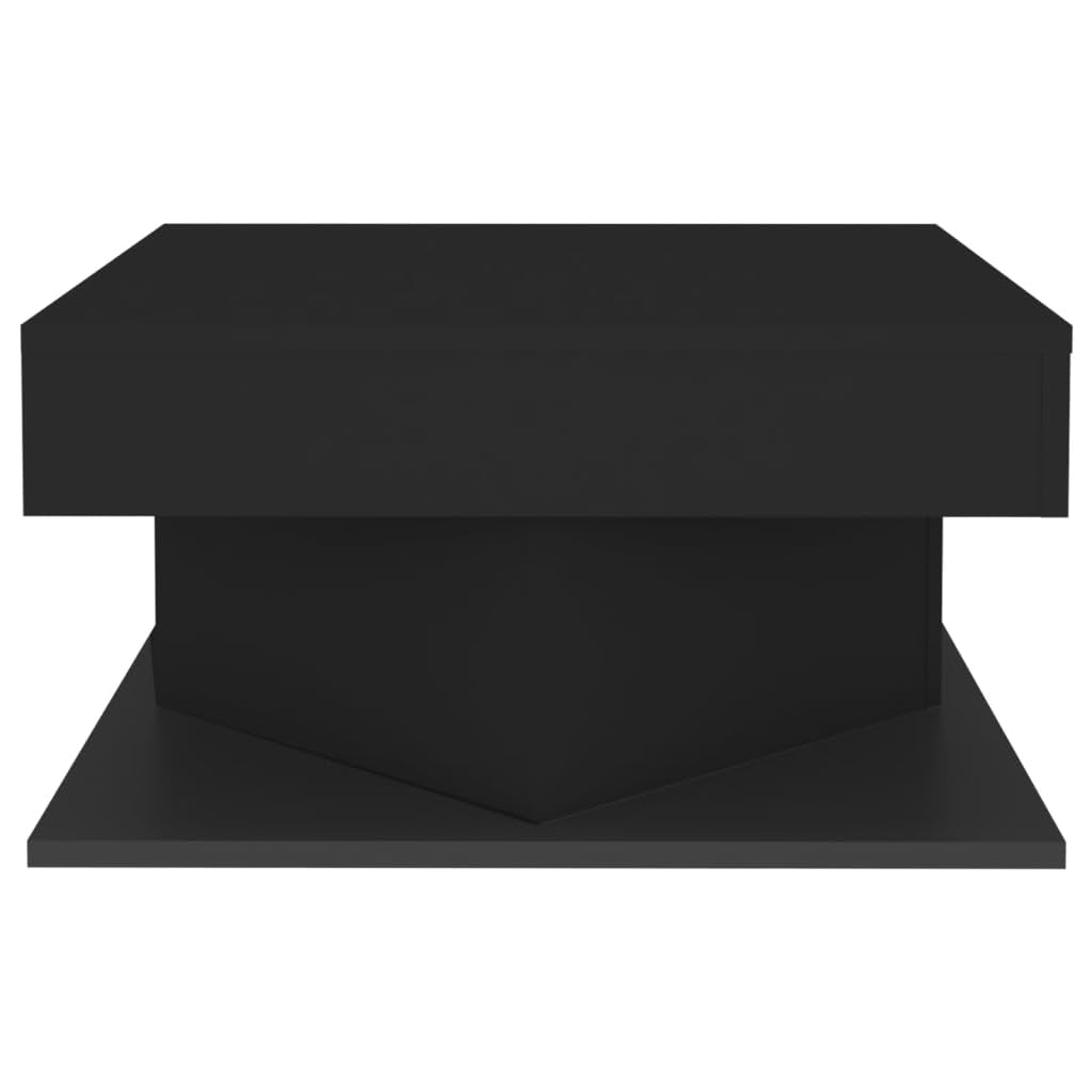 vidaXL - Couchtisch Schwarz 57x57x30 cm Spanplatte
