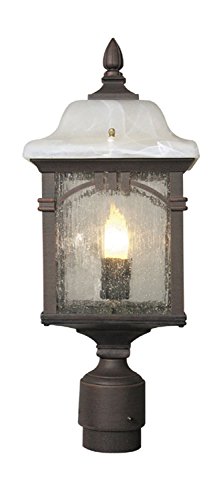 Special Lite Products Sonoma F-3750-CP-WA Large Post Mount Light, Copper
