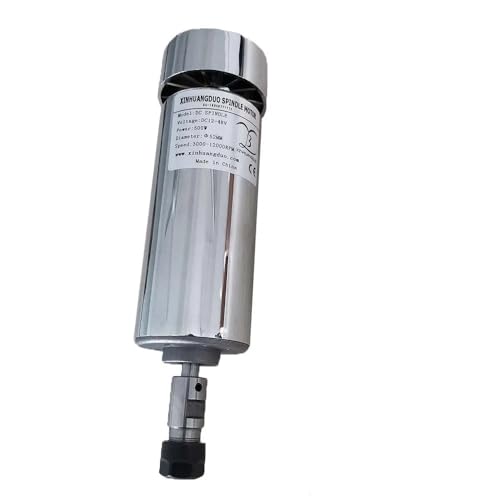 Moteur broche CNC 500W ER11 refroidissement air pour table fraisage et gravure DC