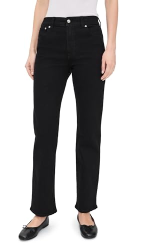 Madewell Women's Longline Jeans, Black Frost, 30