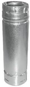 4'' x 24'' PelletVent Pro Galvalume Pellet Stove Chimney Pipe - 4PVP-24