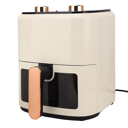 Ejoyous Friteuse à Air Chaud 5,5 L, Friteuse 1350 W sans Huile, 8 Programmes, Thermostat, Grande capacité pour la Maison (Visible)