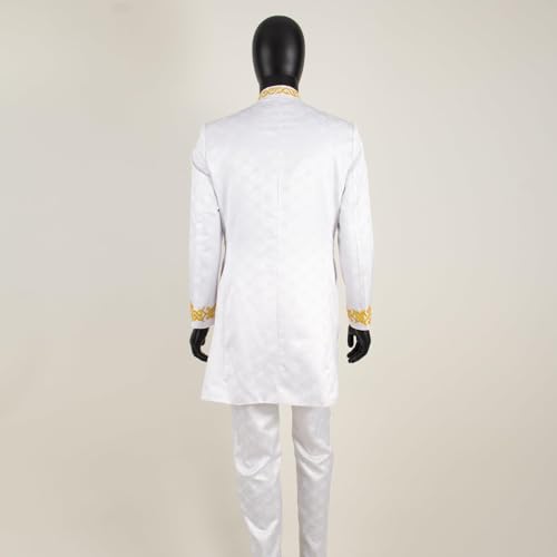 African Suits Single Breasted Blazer 2 Piece Set Dashiki Outfits for Wedding Dashiki Outfits African Clothes3