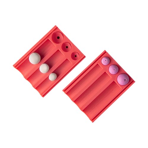 Ensemble de moules à perles en argile faits à la main avec fonction perforatrice pour fabrication de perles d'argile pour travaux manuels et décorations de bijoux