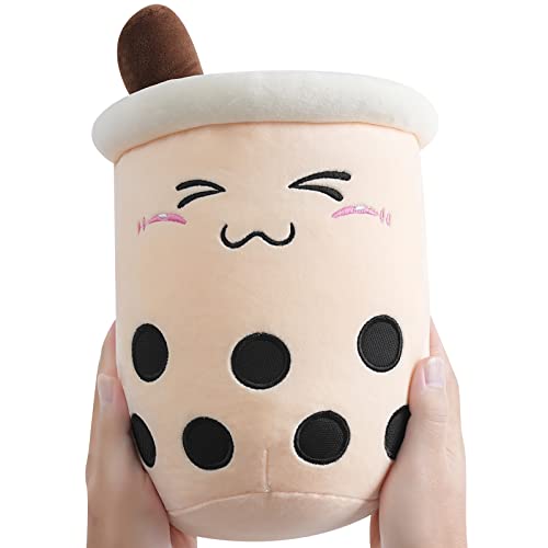 ANBOOR Bubble Tea Kuscheltier Boba Stofftier Plüschtier Milchtee Plüschpuppen Gefüllte Plüsch Kinderspielzeug für Party Gefälligkeiten (35 cm, Original) Cover