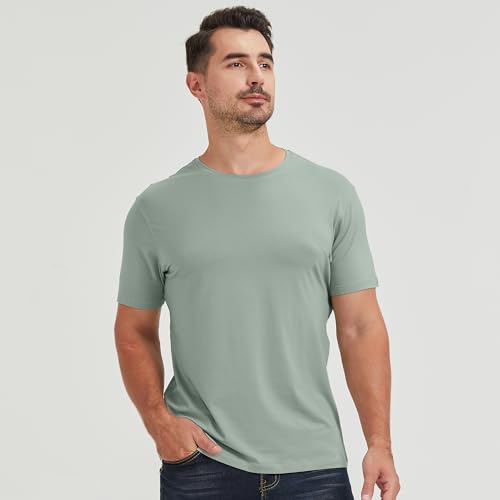 Image of netdraw Men's Ultra Soft Bamboo Viscose Cotton T-Shirt S-3XL