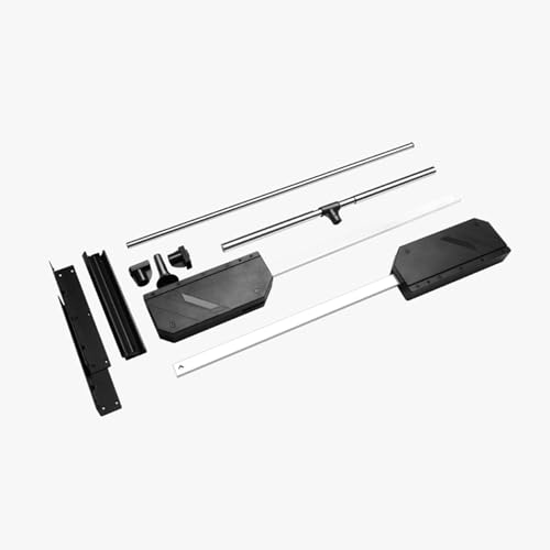 Barre de penderie relevable en acier robuste avec retour amorti doux