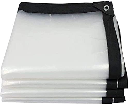 Bâche imperméable transparente 3x6m bâche lourde plastique blanc extérieur - 2