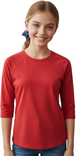 Image of ToBeInStyle Women's Classic Two Color Cotton Baseball T-Shirts