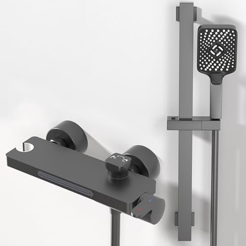 Robinet cascade de bain encastrable mitigeur mural blanc 2 trous double sortie