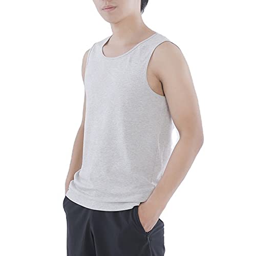 POOPFIY Protección de EMF Camisetas para Hombres, Chalecos Anti-radiación, Bloques de Bloques de RF 5G, 4G, WiFi, Cell, Bluetooth, RFID,Plata,XL Cover