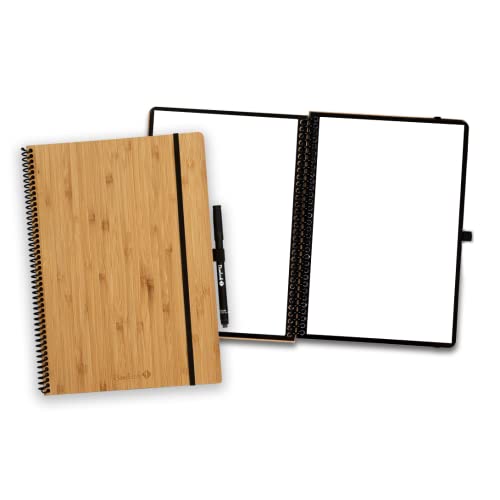 Cahier effaçable A4 connecté et carnet réutilisable à couverture rigide