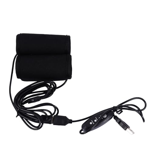 HOODANCOS Calentador de Manillar para Motocicleta Control de Temperatura USB, Diseño de Cable de Extensión y Material Neopreno, Adecuado para Invierno