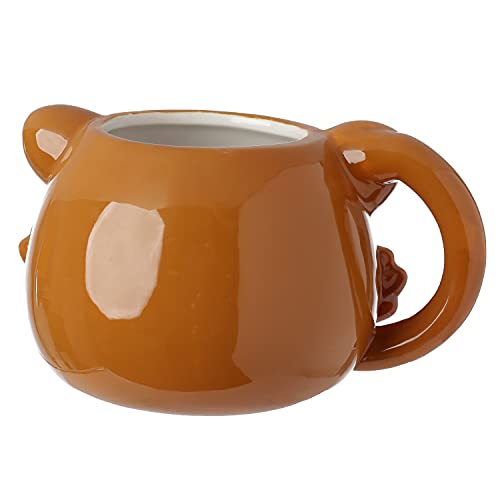 Puckator Adoramals Red Panda Head Ceramic Shaped Tea Coffee Mug - Funny Home Accessories Cute Gifts for Girlfriend - Large Mugs for Men Women Hot Drinks Cups Presents Secret Santa Gift Cup Set