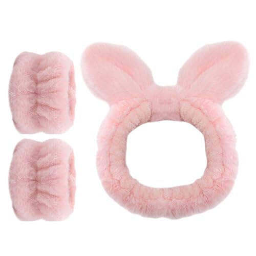 Diadema De Cuidado De La Piel - Diadema De Maquillaje Para Orejas De Animales | Diadema De Spa Suave | Cómoda Diadema De Lavado Facial | Bandas De Lavado Para El Cuidado De La Piel | Diadema De Tela