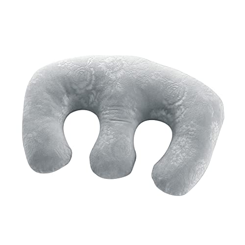 Harilla Coton Amovible Poitrine Oreiller Poitrine Coussin Bolster Accessoires pour Spa und Usage Voyage Utiliser pour Allaiter - Gris