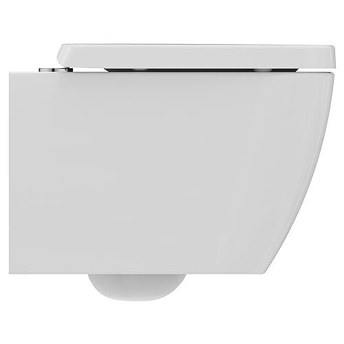 Ideal Standard i.Life S Compact Wall Mounted Toilet with ProSys Frame and Cistern, Soft Close Toilet Seat and Dual Flushplate