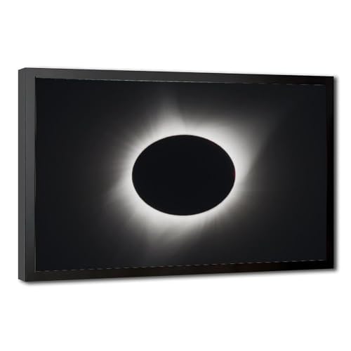 Impression sur toile éclipse solaire 2017 tableau haut de gamme 20x30