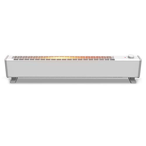 FXYY Calentador De Convección Eléctrico Calentador De Rodapié T- Calentadores Eléctricos por Convección De Zócalo, Protección Múltiple, para Invernadero De 25m2, Pérgola, Oficina, Cobertizo, Garaje
