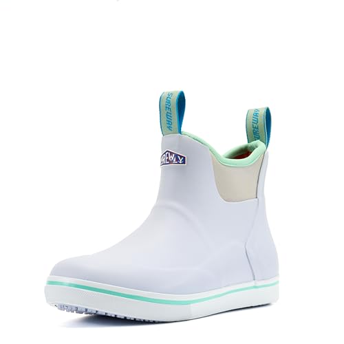 Image of SUREWAY Women's Deck Boots Professional Non-Slip Fishing & Ankle Deck Boot Waterproof Rain Boots