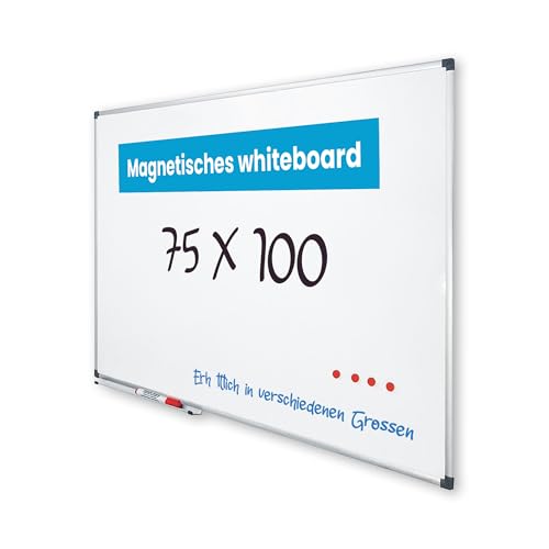 Erhigher Rolling Whiteboard, White Board with Wheels with Stand, Mag