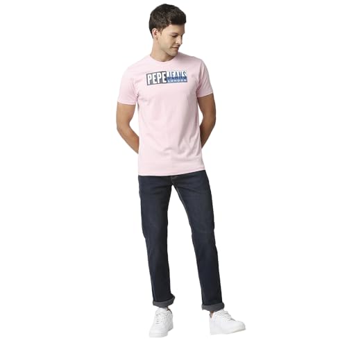 Image of Pepe Jeans Men's Printed Slim Fit T-Shirt