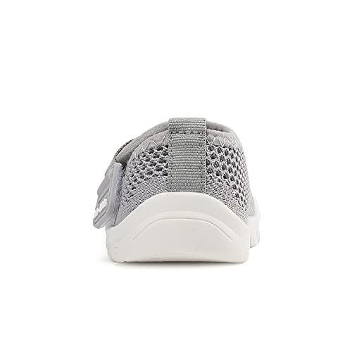 Toddler Shoes Baby Sneakers Girls and Boys Lightweight Breathable Mesh Beginner Walking Shoes 6 12 18 24 30 36 Months Grey4