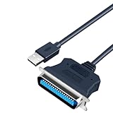 AEWIENGGIG USB to Cn36 36Pin Female Parallel Port Print Converter Cable USB Cable Adapter Male Connector for Devices Accessories