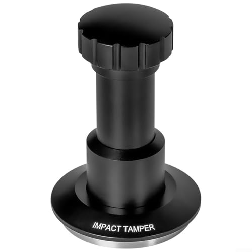 Prensador de café espresso, diseño de resorte de fuerza fija equilibrada, agarre cómodo para un mejor sabor de café, prensador de espresso de acero inoxidable con fuerza equilibrada (53 mm)