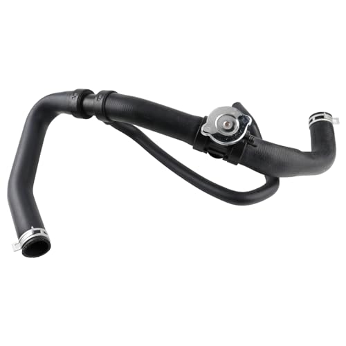 MOTOALL Molded Upper Radiator Coolant Hose with Cap Assembly for Dodge Caliber 2007-2010, Jeep Patriot Compass 2007-2017
