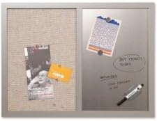 Fabric/Silver Magnetic Combo Board