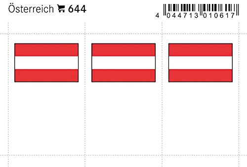 Lindner 644 Feuillet Autriche drapeaux couleur pour album de timbres