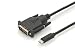 Produktbild DIGITUS USB 3.2 Gen1 Adapter-Kabel - 2.0 m - USB C (St) zu DVI (St) - 5 Gbit/s - Monitorkabel - Schwarz